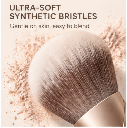 5Pcs Premium Synthetic Makeup Brush Set - Soft Touch, Ergonomic & Travel-Friendly