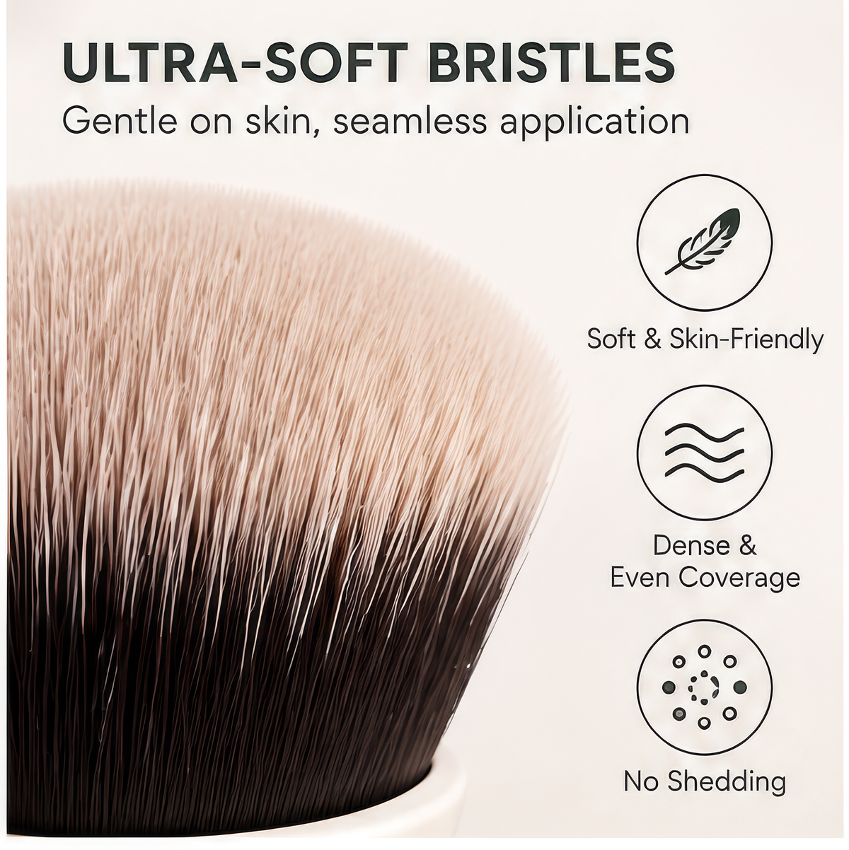 Ergonomic Flawless Foundation Brush