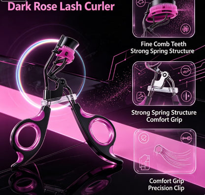 16pcs Eyelash Curler Set with Combs | Wide-Angle Lash Lift & Refill Kit