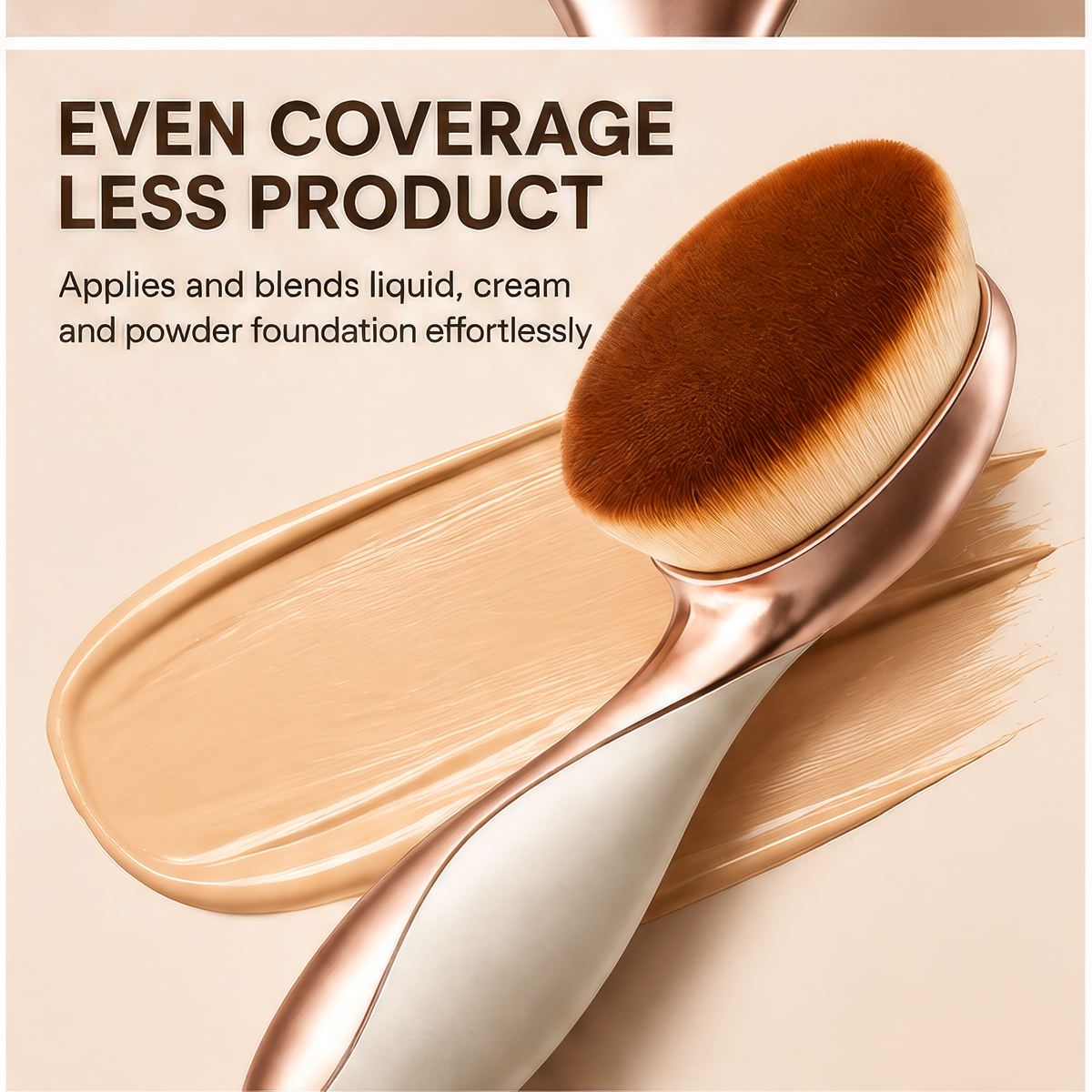Oval Flawless Foundation Brush